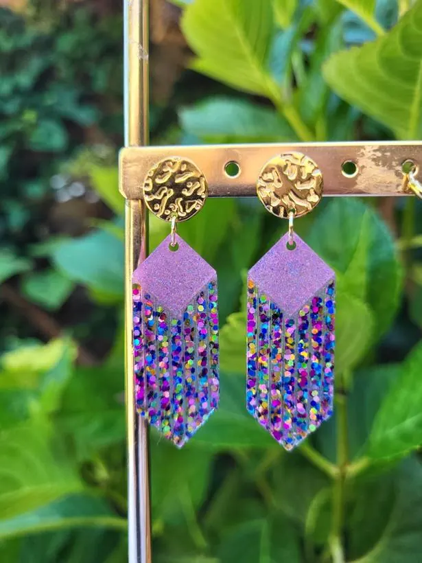 Boucles d'oreilles « Georgette », création faite main L'Atelier de Ninine